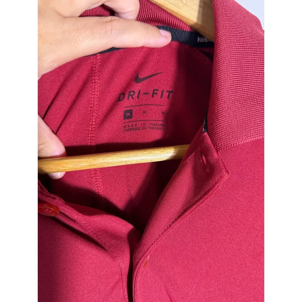 Nike Golf Dri-FIT Polo Red Performance Shirt M